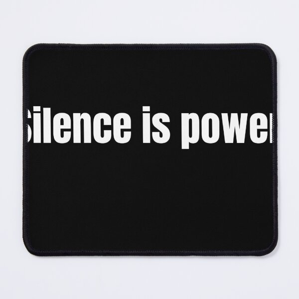 Item preview, Silence Is Power – Stoic Mindset Minimalist Typography T-Shirt designed and sold by BambaKchula.