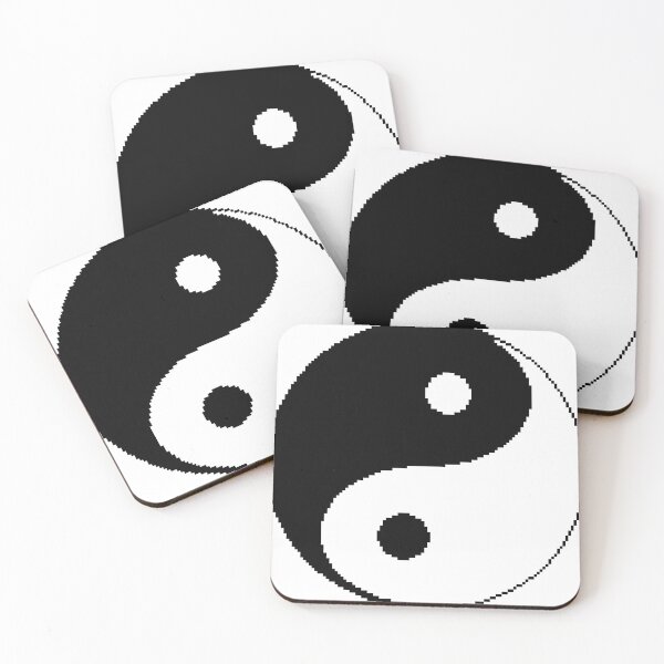 Item preview, Pixel Yin Yang designed and sold by ThePixelatedOne.