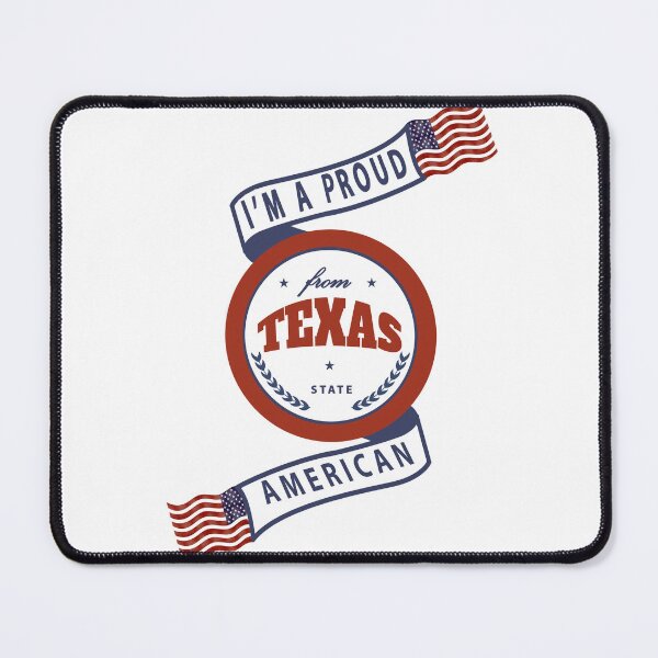 Item preview, Proud American Texas State Badge designed and sold by capricedefille.