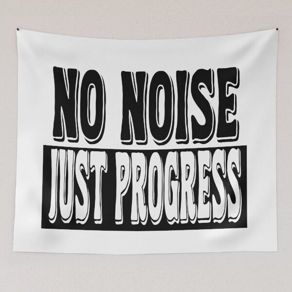 Item preview, No noise, just progress, focused mind, silent success. designed and sold by Ach&Koor.