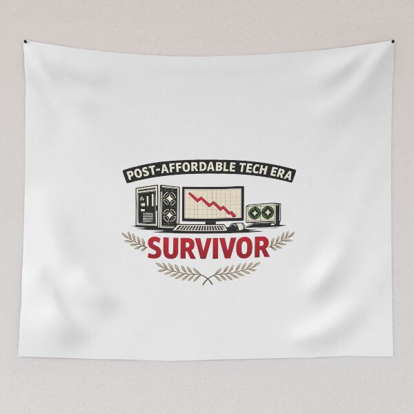 Item preview, Post Affordable Tech Era Survivor - GPU Price Meme designed and sold by TyxShop.