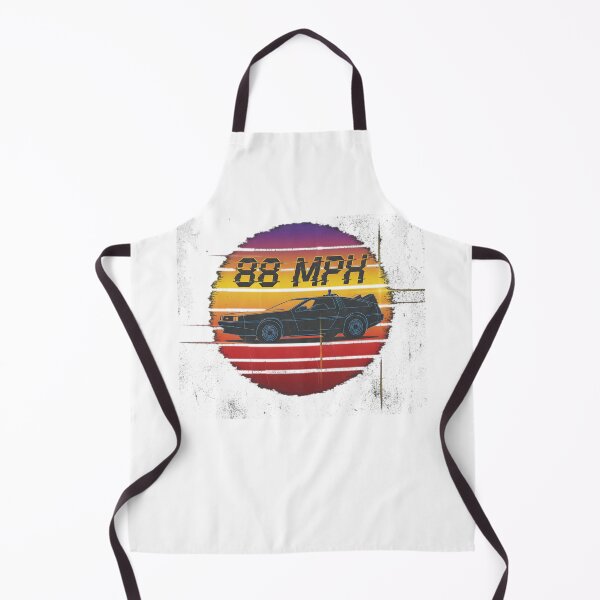 Item preview, 88 MPH Time Machine Retro Synthwave DMC-12 designed and sold by Off-Road-Zone.