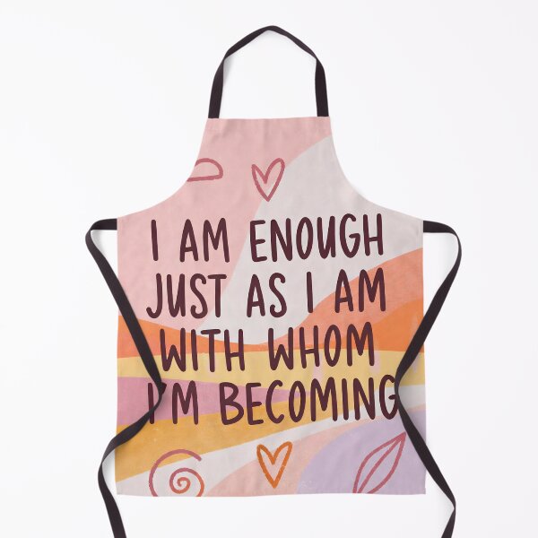 Item preview, Message about self-acceptance and personal growth on a colorful background with simple shapes and designs designed and sold by SpaceartLilu.