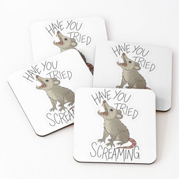 Artikelvorschau, Meme mit dem schreienden Opossum – Hast du es schon mal mit Schreien versucht? entworfen und verkauft von JossDesign15.