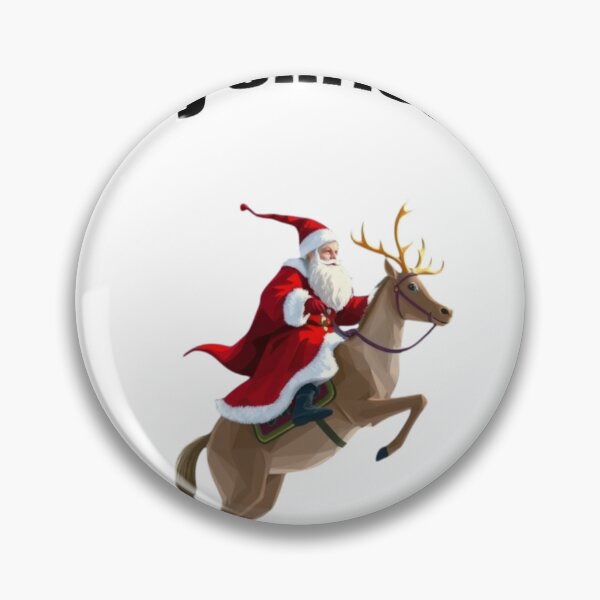 Item preview, Santa Claus riding a reindeer - Unique Christmas design - Exclusive original artwork designed and sold by Pablo059.