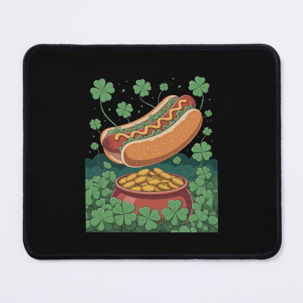 Item preview, Irish Shamrock Leprechaun Hot Dog St. Patrick's Day  designed and sold by andreaswest.