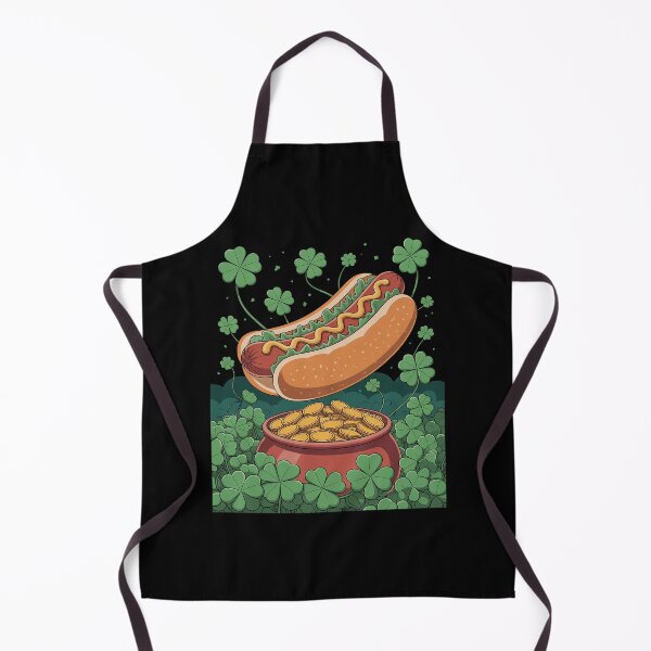 Item preview, Irish Shamrock Leprechaun Hot Dog St. Patrick's Day designed and sold by andreaswest.
