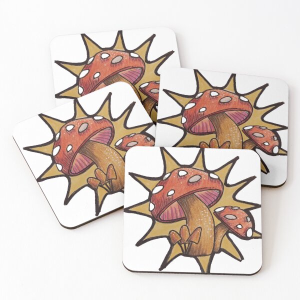 Item preview, mushroom star designed and sold by Goozeling.
