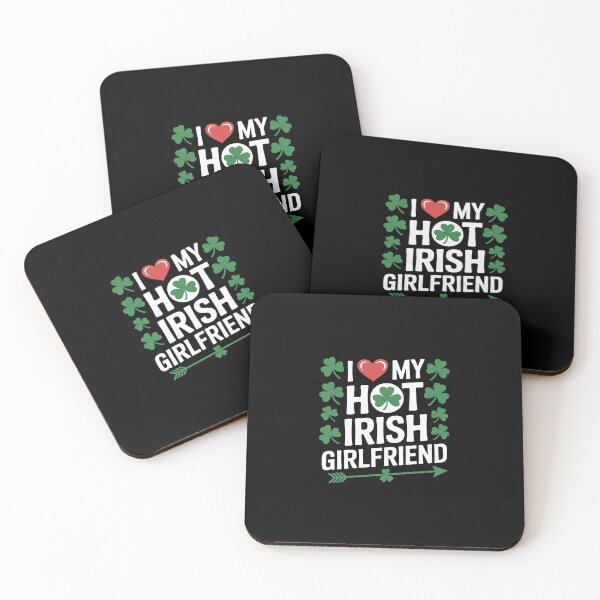 Item preview, I Love My Hot Irish Girlfriend St Patrick's Day Couple Gifts  designed and sold by andreaswest.