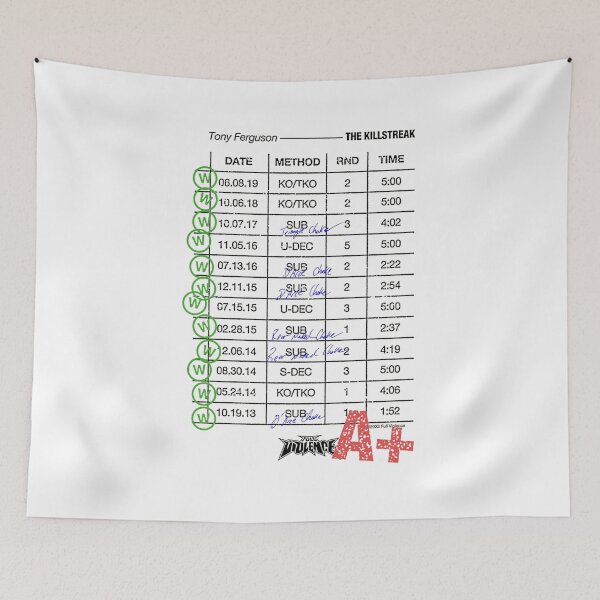 Item preview, Tony Ferguson "Unbreakable Pace" designed and sold by JeyVel.