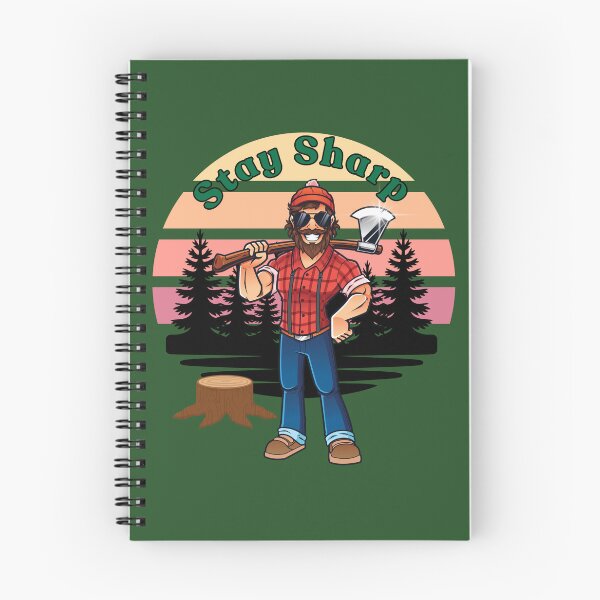 Item preview, Stay Sharp Lumberjack Retro Design designed and sold by Szpaku desart .
