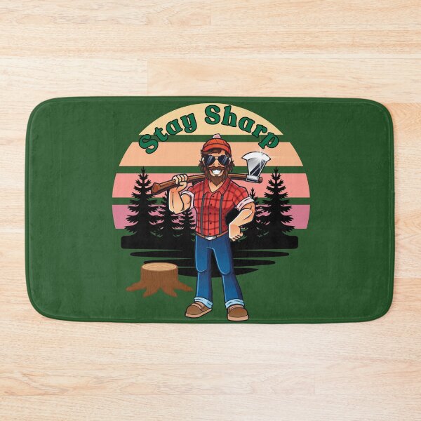 Artikelvorschau, Stay Sharp Lumberjack Retro Design entworfen und verkauft von Szpaku desart .