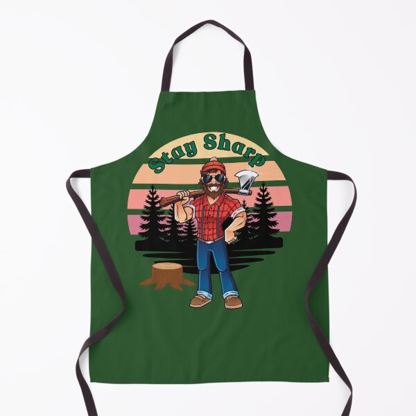 Item preview, Stay Sharp Lumberjack Retro Design designed and sold by Szpaku desart .