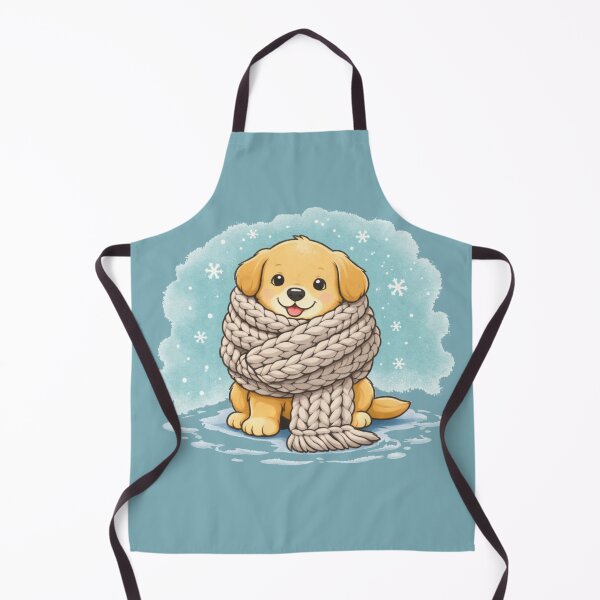 Item preview, Oversized Scarf Puppy – Cozy Winter Dogmom Shirt designed and sold by dogmomtees.