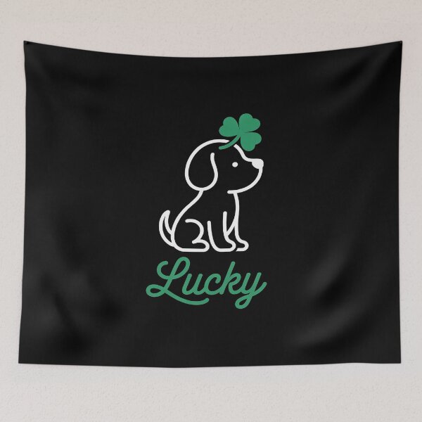 Item preview, Lucky Dog St Patricks Day Cute Irish Puppy Shamrock Clover Men Women Kids  designed and sold by andreaswest.