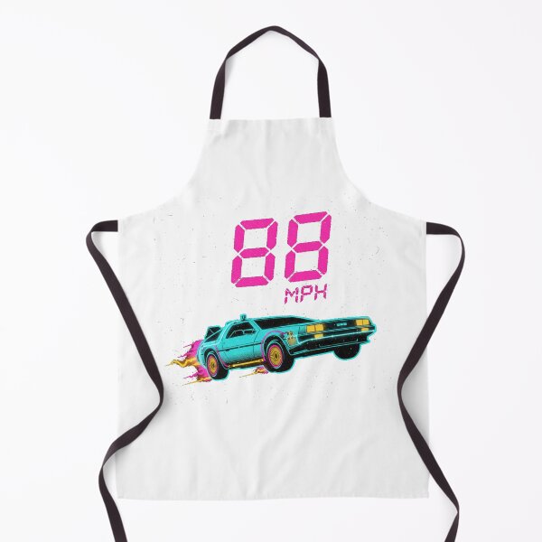 Item preview, Outatime 88 MPH Time Machine Car - Synthwave Neon Sci-F designed and sold by Off-Road-Zone.