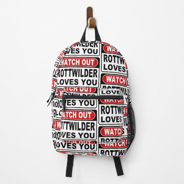 Item preview, Watch Out; Rottwilder Loves You;  designed and sold by StickerApe.