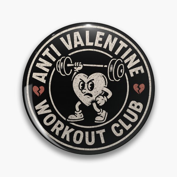 Item preview, Anti Valentine Workout Club Funny Workout Anti Valentine Gear designed and sold by DynamicDesign.