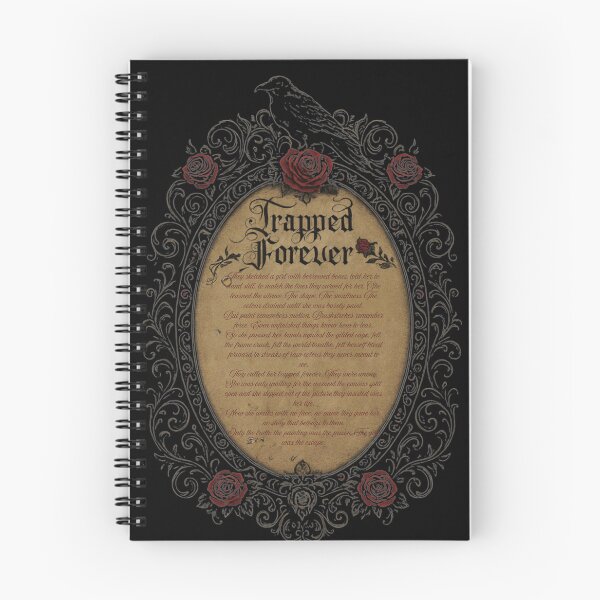 Item preview, Trapped Forever – Gothic Raven Frame Dark Academia designed and sold by Mouraludia.