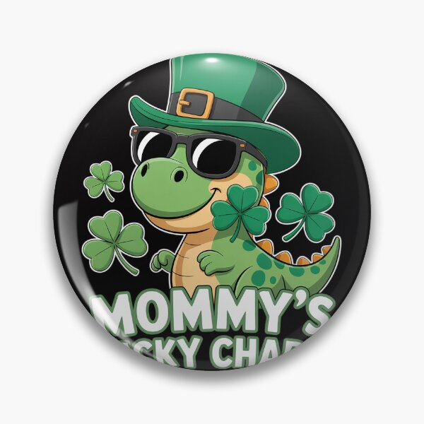Item preview, Kids St Patricks Day Boys Kids Toddlers Mommys Lucky Charm T-Rex  designed and sold by berniceschm.