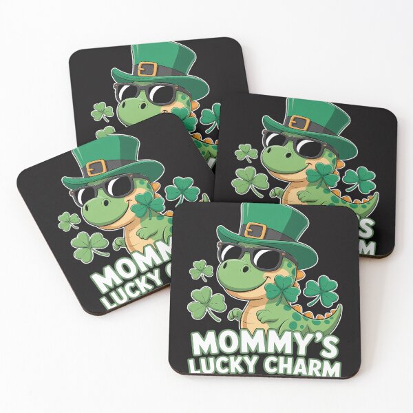 Item preview, Kids St Patricks Day Boys Kids Toddlers Mommys Lucky Charm T-Rex  designed and sold by berniceschm.