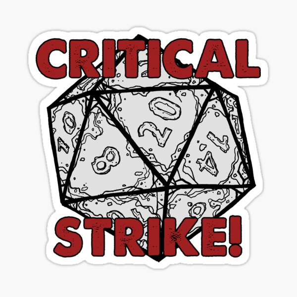 CRITICAL STRIKE! Sticker