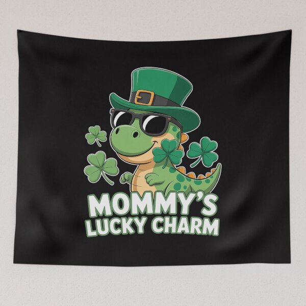 Item preview, Kids St Patricks Day Boys Kids Toddlers Mommys Lucky Charm T-Rex  designed and sold by berniceschm.