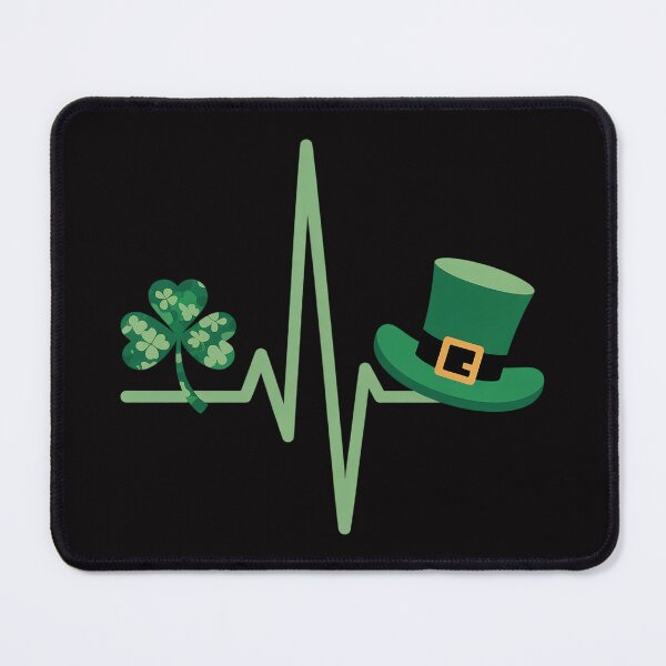 Item preview, Irish Nurse Heartbeat Stethoscope Lucky St. Patricks Day designed and sold by berniceschm.