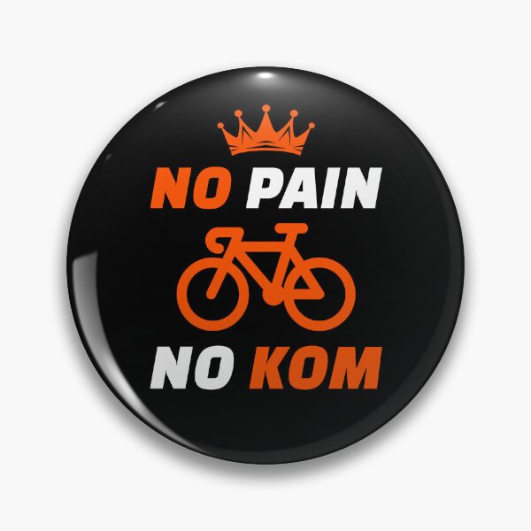 Item preview, No Pain No KOM Funny Cycling Gift for Strava Segment Chasers | King of the Mountain Motivation Apparel for Road Biking and MTB | If I Collapse Strava Gift for Cyclists & Hill Climbers designed and sold by BMLprint ⭐⭐⭐⭐⭐.