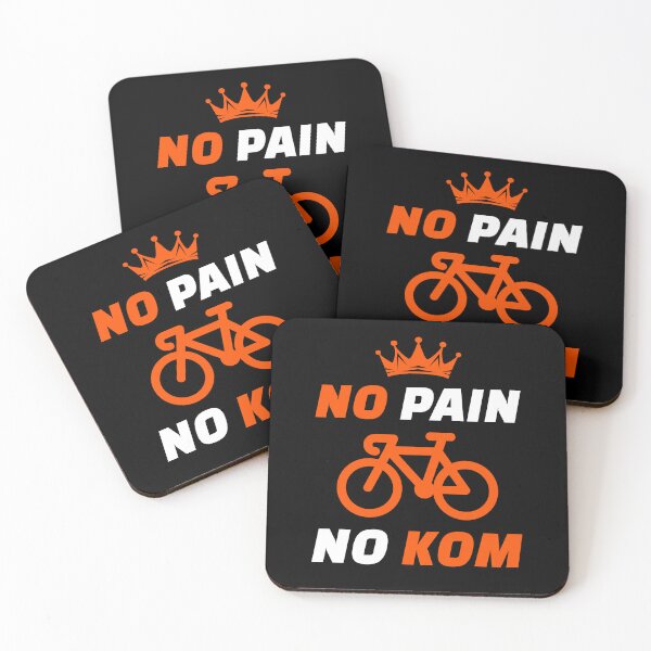 Item preview, No Pain No KOM Funny Cycling Gift for Strava Segment Chasers | King of the Mountain Motivation Apparel for Road Biking and MTB | If I Collapse Strava Gift for Cyclists & Hill Climbers designed and sold by BMLprint ⭐⭐⭐⭐⭐.