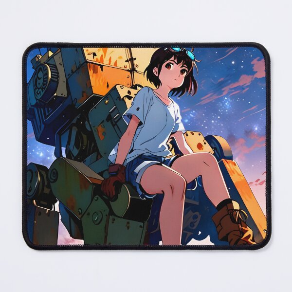 Item preview, KAI: Twilight Junkyard Perch Starlight | Cute Dieselpunk Anime Girl designed and sold by Sytrics.