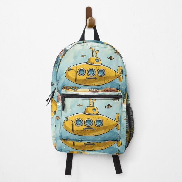 Item preview, Yellow Submarine Underwater Illustration Deep Sea With Fish and Corals designed and sold by bestggraphico.