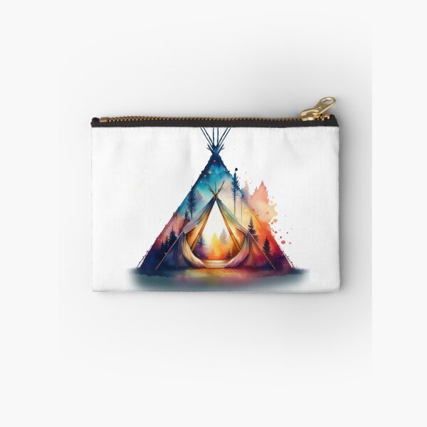 Item preview, Double exposure Tepee with forest designed and sold by Art-Horizon.