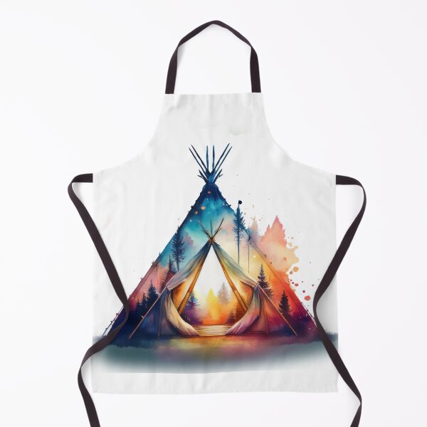 Item preview, Double exposure Tepee with forest designed and sold by Art-Horizon.