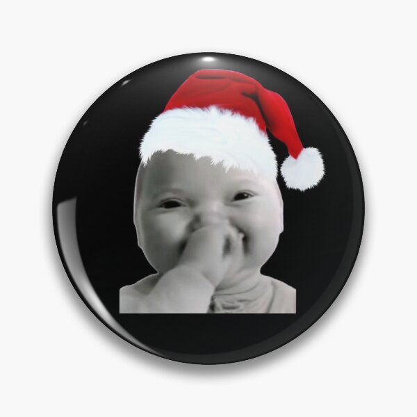 Artikelvorschau, KI-Baby lacht Weihnachtsmann Feiertage entworfen und verkauft von JuicyUS.