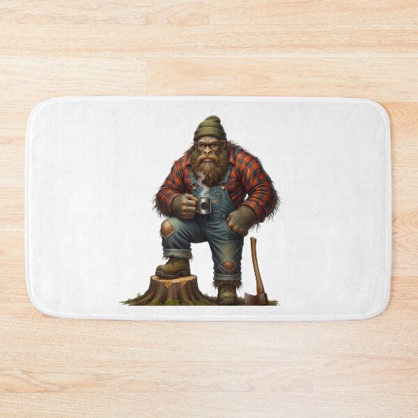 Item preview, Bigfoot Sasquatch Lumberjack Coffee and Axe designed and sold by TeeARTHY.