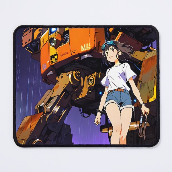 Item preview, KAI: Rainy Night Scavenger Stride | Cute Dieselpunk Anime Girl designed and sold by Sytrics.