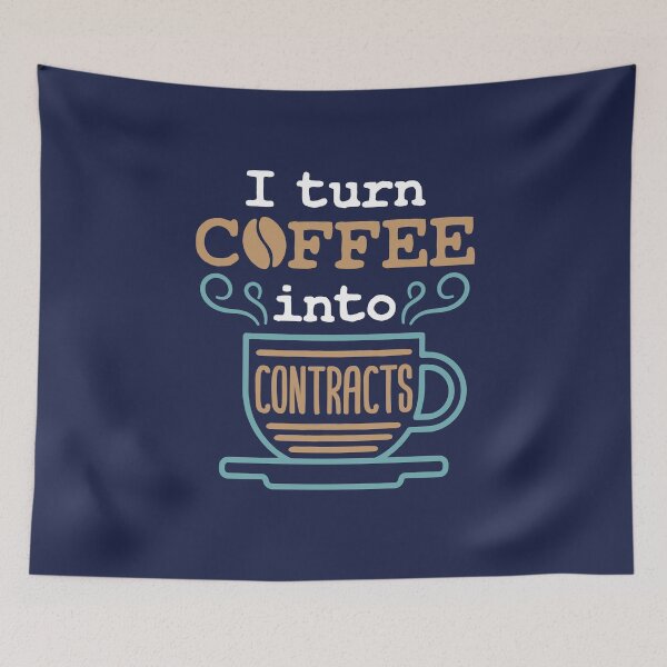 Item preview, Lawyer Corporate Attorney I Turn Coffee Into Contracts designed and sold by jaygo.