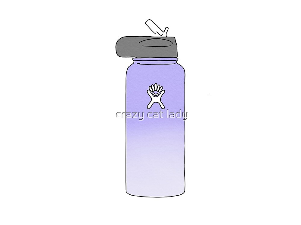 hydro flask stickers purple