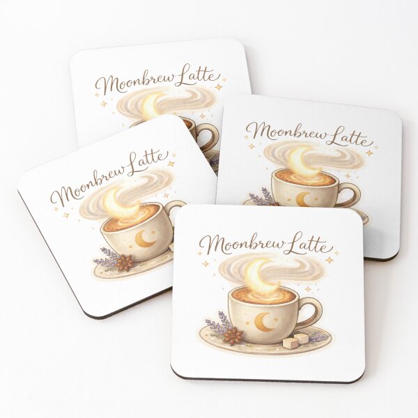 Item preview, Moonbrew Latte - Moonlight Cafe  designed and sold by Hollow-Fern-Studio.