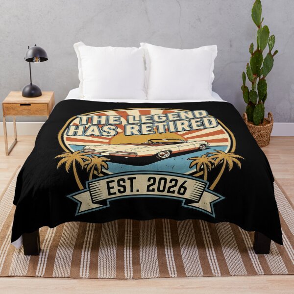 Item preview, The Legend Has Retired 2026 Retro Sunset Car designed and sold by k3rstman1.