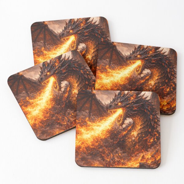 Item preview, Molten Fury Dragon designed and sold by CzipipitoStudio.