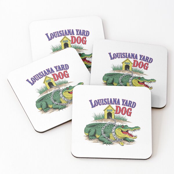 Item preview, Louisiana Yard Dog Funny Alligator in Chains designed and sold by TeeARTHY.