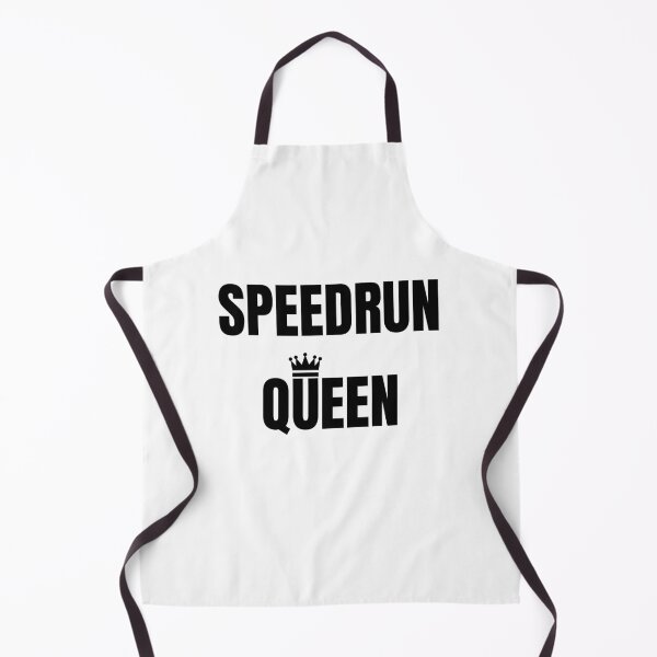 Item preview, Speedrun Queen Minimal Text Design – Gamer Confidence Style designed and sold by PHRASEandSTYLE.