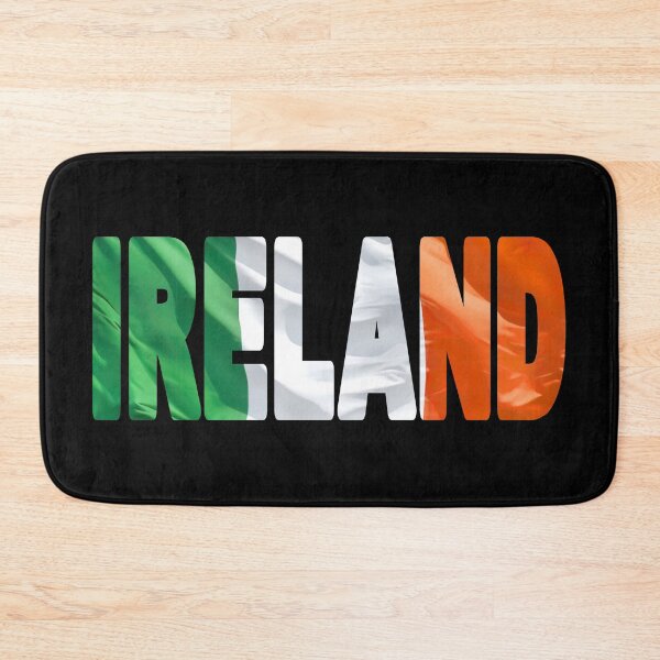Item preview, IRELAND - Flag Flying in Wind cut to Letters Souvenir Sticker Shirt designed and sold by Adam Gormley.