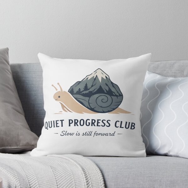 Item preview, Quiet Progress Club – Slow Progress Is Still Progress designed and sold by ArminGreen.