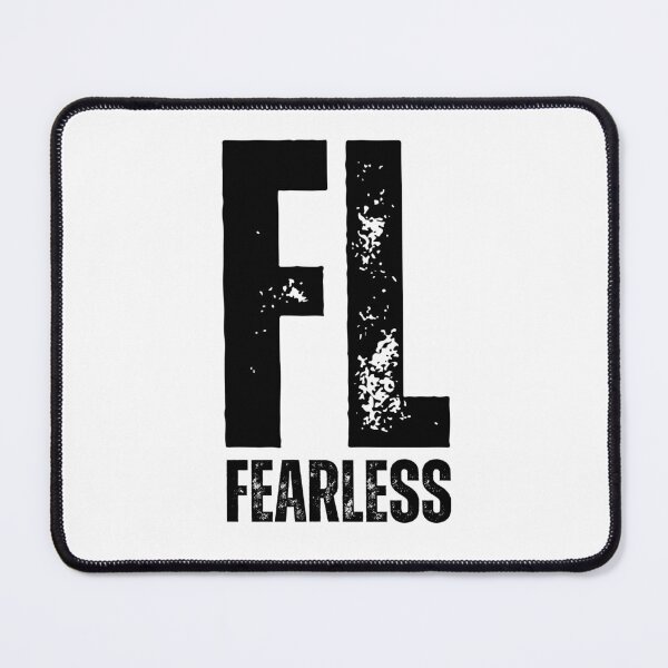 Item preview, FL Fearless Design – Bold Motivational Logo Graphic black worn look font designed and sold by GFamilyC.