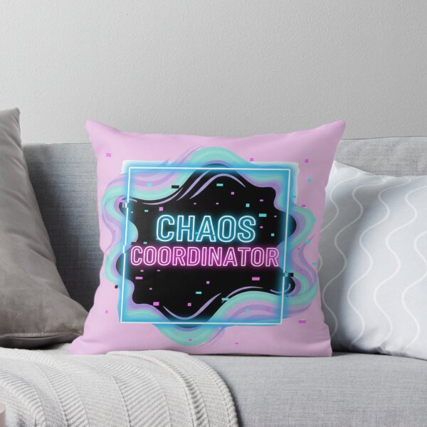 Item preview, Coordinador del Caos – Diseño de humor retro neón designed and sold by Tily360.