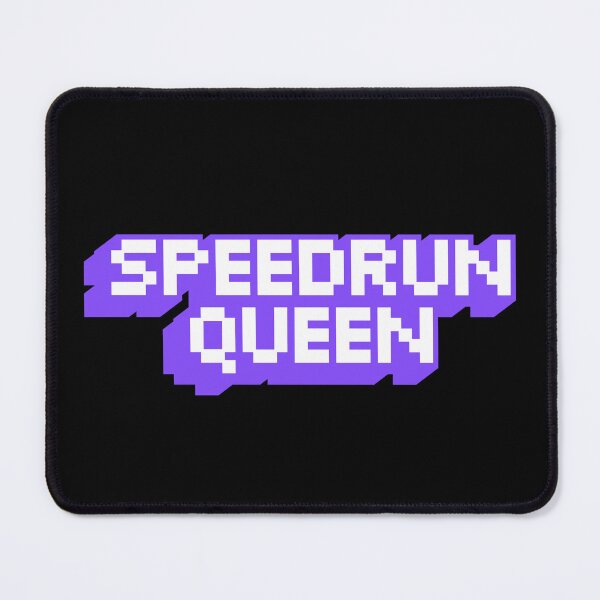 Item preview, Speedrun Queen Retro Pixel Logo – Gamer Nostalgia Style designed and sold by PHRASEandSTYLE.