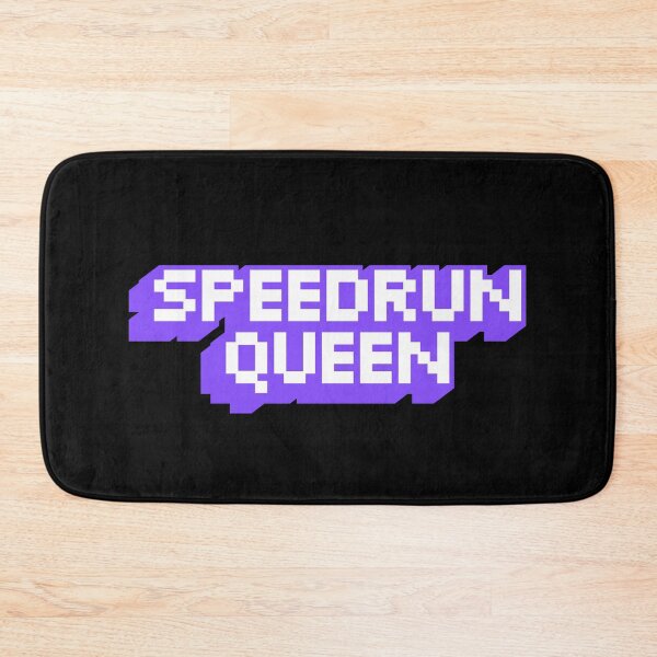 Item preview, Speedrun Queen Retro Pixel Logo – Gamer Nostalgia Style designed and sold by PHRASEandSTYLE.